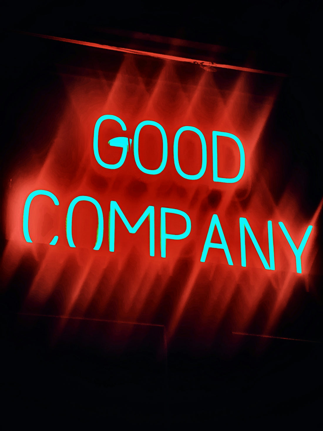 red and white UNK neon light signage